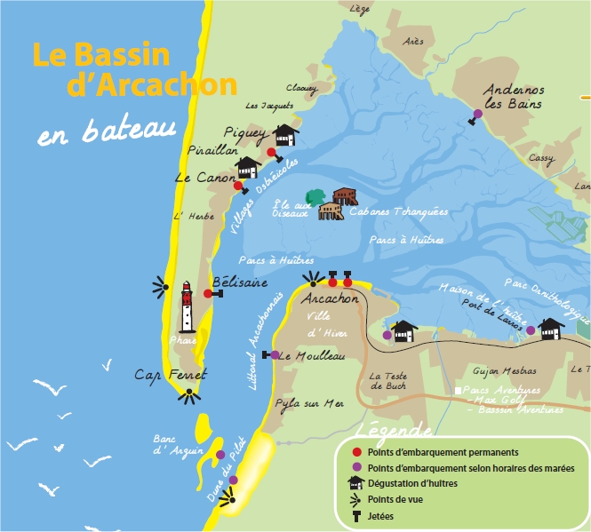 dessin plan arcachon